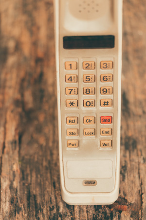 vintage mobile phone vintage styleの写真素材