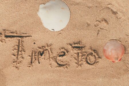 Summer  with Shell  for your holiday activityの写真素材