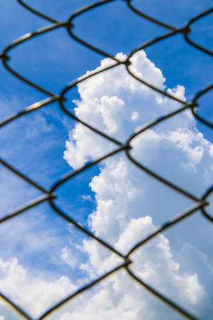 blue sky and cloudの写真素材