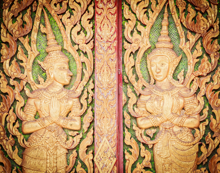 Temple door textureの写真素材