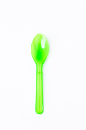 plastic spoonの写真素材