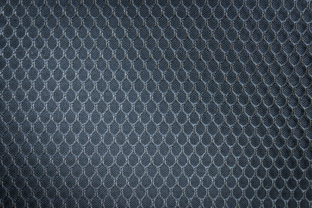 Black background of hexagonal pattern textureの写真素材