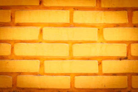 Yellow brick backgroundの写真素材