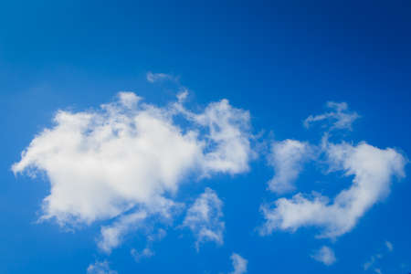 clouds in the blue-skyの写真素材