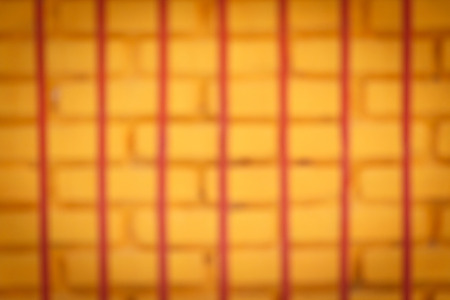 Background of yellow wall textureの写真素材