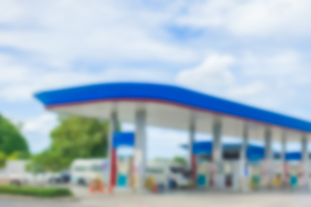 The big petrol station in Thailandの写真素材