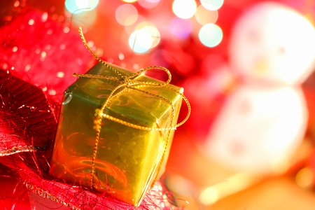 Christmas gift background decorationsの写真素材