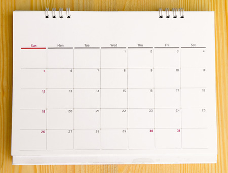 Close up of January calendar month.の写真素材