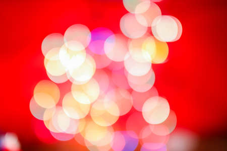 Abstract colorful light with red backgroundの写真素材