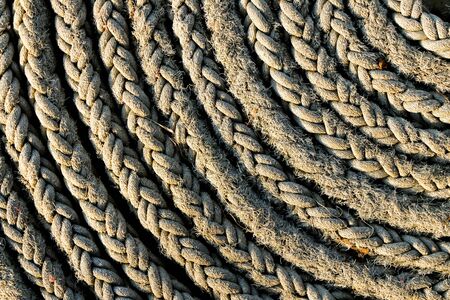 Abstract close up grunge rope background texture