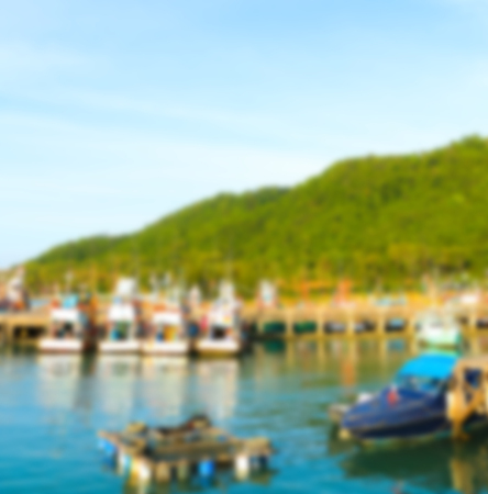 Boats at the portの写真素材