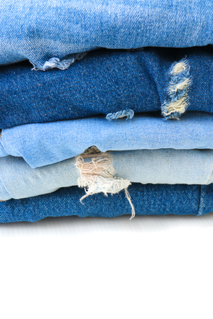 Denim jeans background textureの写真素材