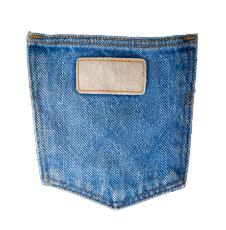 Old vintage denim torn texture backgroundの写真素材