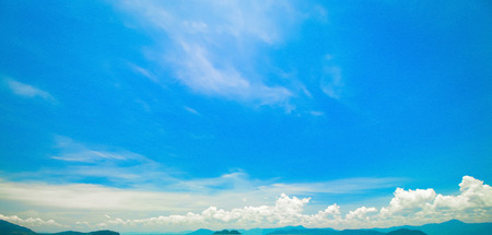 Blue sky backgroundの写真素材