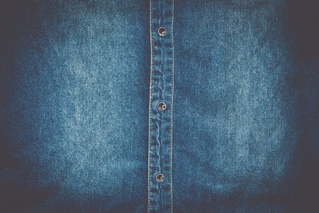 Blue denim texture for backgroundの写真素材