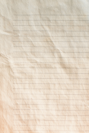 Close up top view of old paper texture backgroundの写真素材