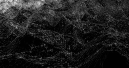 Futuristic Geometric Line Abstract Background - Creative Design Element.の写真素材