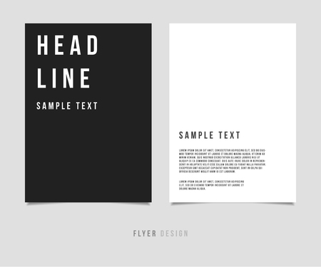 Abstract Minimalism Design Vector Template Layout For Magazine Brochure Flyer Booklet Cover Annual Reportのイラスト素材