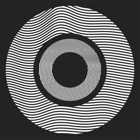 Abstract geometric line shapes - template Designのイラスト素材