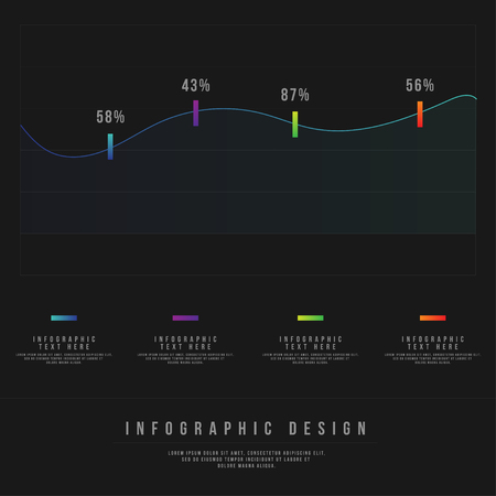 Vector infographic templateのイラスト素材