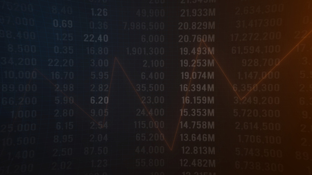 Stock market financial analysis indicator background - Business and Finance Technology Concecptの写真素材