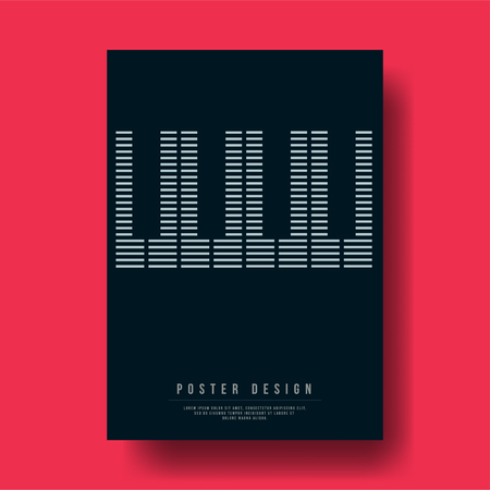 Abstract Piano Keyboard Cover Design layout for banners, wallpaper, flyers, invitation, posters, brochure, voucher discount - Vector illustration templateのイラスト素材