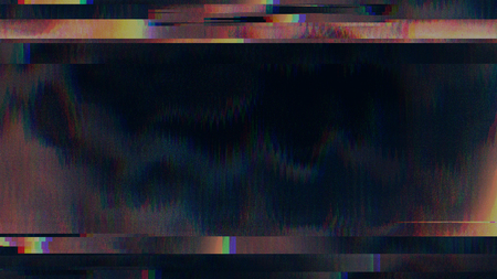 Unique Design Abstract Digital Pixel Noise Glitch Error Video Damageの写真素材