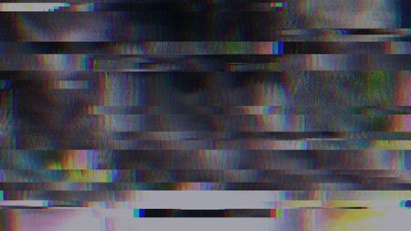 Unique Design Abstract Digital Pixel Noise Glitch Error Video Damageの写真素材