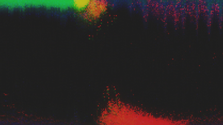 Unique Design Abstract Digital Pixel Noise Glitch Error Video Damageの写真素材