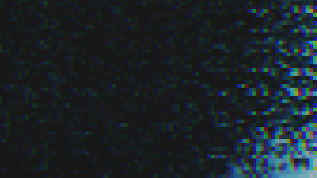 Unique Design Abstract Digital Pixel Noise Glitch Error Video Damage