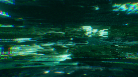 Unique Design Abstract Digital Pixel Noise Glitch Error Video Damageの写真素材