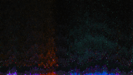 Unique Design Abstract Digital Pixel Noise Glitch Error Video Damageの写真素材