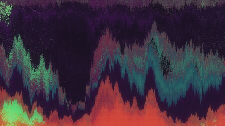 Unique Design Abstract Digital Pixel Noise Glitch Error Video Damage
