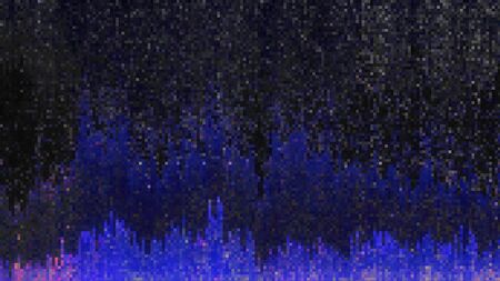 Unique Design Abstract Digital Pixel Noise Glitch Error Video Damage
