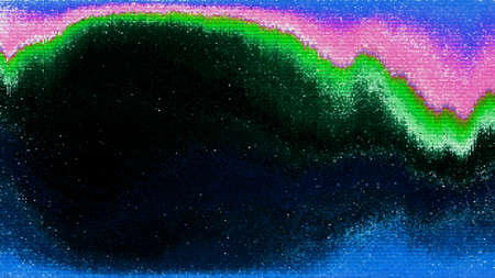 Unique Design Abstract Digital Pixel Noise Glitch Error Video Damage