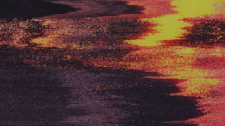 Unique Design Abstract Digital Pixel Noise Glitch Error Video Damage