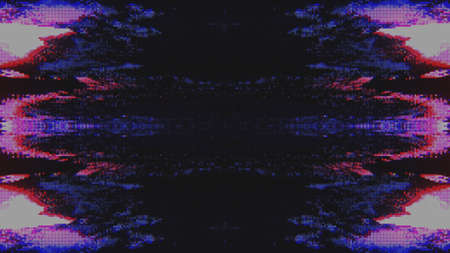 Abstract Futuristic Digital Interface Backgroundの写真素材