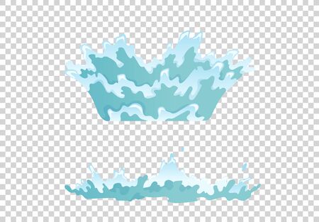 Dripping water special effect fx animation frames sprite sheet.のイラスト素材