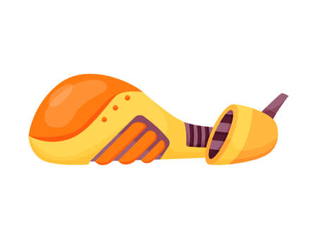 Submarine undersea. Cute cartoon yellow submarine. Bathyscaphe underwater ship. Diving exploring at the bottom of sea. Child game illustrationのイラスト素材