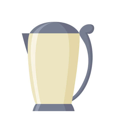 Kettle decorative kitchen tool icon. Electric teapot isolated cartoon illustration. Element for advertising of household goods or kitchen ware store. Home appliance for boiling waterのイラスト素材