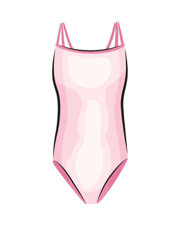 Ballet accessorie. Part of pink ballet dress. Vector hand drawn sketch style objectのイラスト素材