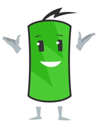 Full battery. Battery charge indicator icon. Fully charged battery. Accumulator indicator power level, vector illustrationのイラスト素材