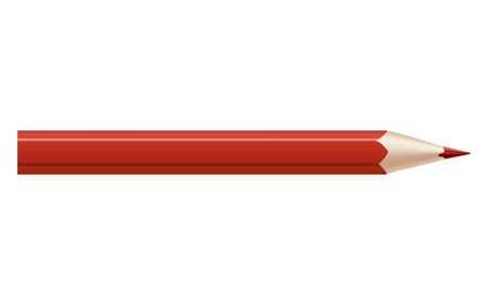 Pencil mockup realistic. Colored wooden graphite pencil. School office stationery, creative design vector bright itemのイラスト素材