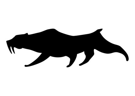 Prehistoric cave paintings. Old drawings of primitive people, stone age art. Ancient history and archeology. Primitive caveman sketch. Vector cartoon Illustrationのイラスト素材