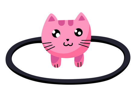 Hair accessory icon. Care and clip hairnine. Illustration of accessory for woman, hair fashion items. Hair fix elementのイラスト素材