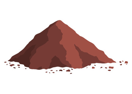Realistic chocolate, dark chocolate icon. Chunk of cocoa dessert or chocolate product. Food sweet snack isolated on white backgroundのイラスト素材