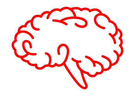 Human brain icon. Creation and idea concept element. Science innovation, machine learning, ai or new...