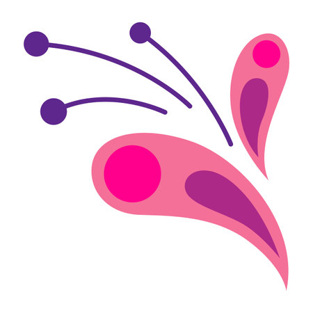 Mexican traditional flower. Ethnic embroidery decoration. Ornate folk graphic, wallpaper element. Festive mexican floral motif. Vector illustrationのイラスト素材