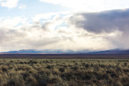 Remote desert landscape in northern Arizona, USA.