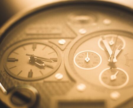 Watch face up close.の写真素材